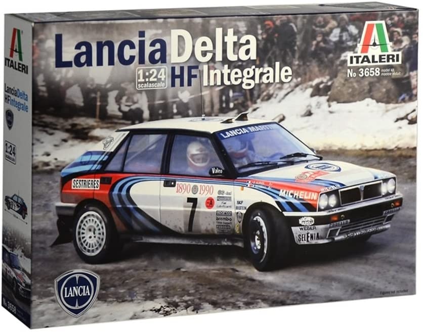 Maquette Lancia Delta HF Integrale Italeri 1/24 kit de modélisme automobile premium en plastique