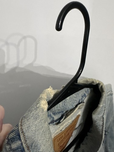 Vintage Levi Strauss Denim Trucker Jacket USA Men's Sz L 70507-0389. Distressed by Levi's, Size L, $34.99 - Photo 16