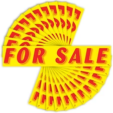 Versa-Tags for Sale Windshield Stickers 12 Pack Dealership Advertising Sticker