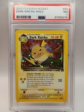 Pokemon TCG Team Rocket Dark Raichu 83/82 Holo Secret Rare Unlimited 2000 PSA 7 on eBay