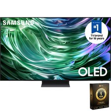 Samsung QN55S90DA 55 Inch OLED 4K Smart TV (2024) + 1 Year Warranty Pack