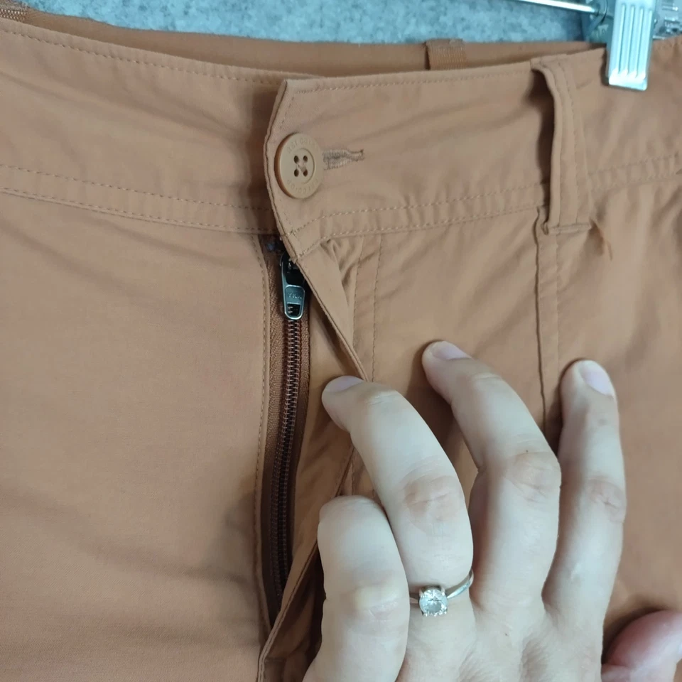 Pantalones Cortos Para Mujer REI Co-op Marrón Talla 10 Sahara 8" Entrepierna 10" Tiro Bermuda Caminata Gorp Foto 4 de 4