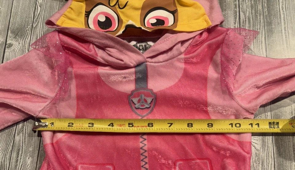Paw Patrol Skye Cachorro Disfraz Niño Pequeño 24 Meses Rosa Vestido Halloween Vestir- 1 Pc Foto 4 de 4