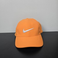 Nike Hat Cap Mens Strap Back Legacy91 Orange Perforated Golfing Run 856831-856