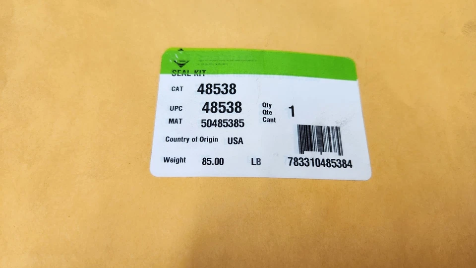 Greenlee 48538 Packing Seal Kit for H8508 Hydraulic Impact Wrench. NEW ENVELOPE - Image 2 of 4