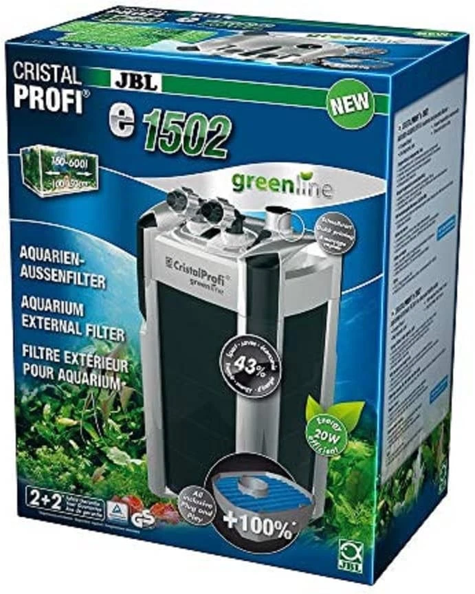 Filtro esterno JBL CristalProfi e1502 1400 l/h 20 W - Immagine 2 di 4