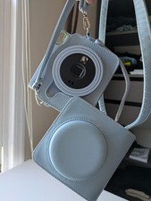 Fujifilm Instax Square SQ1 Instant Film Camera - Glacier Blue WITH CASE