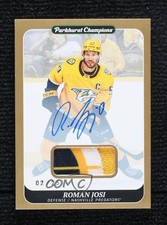 2024 Parkhurst Champions 2024-25 Update Premium Relics 2/25 Roman Josi Auto 1o8c