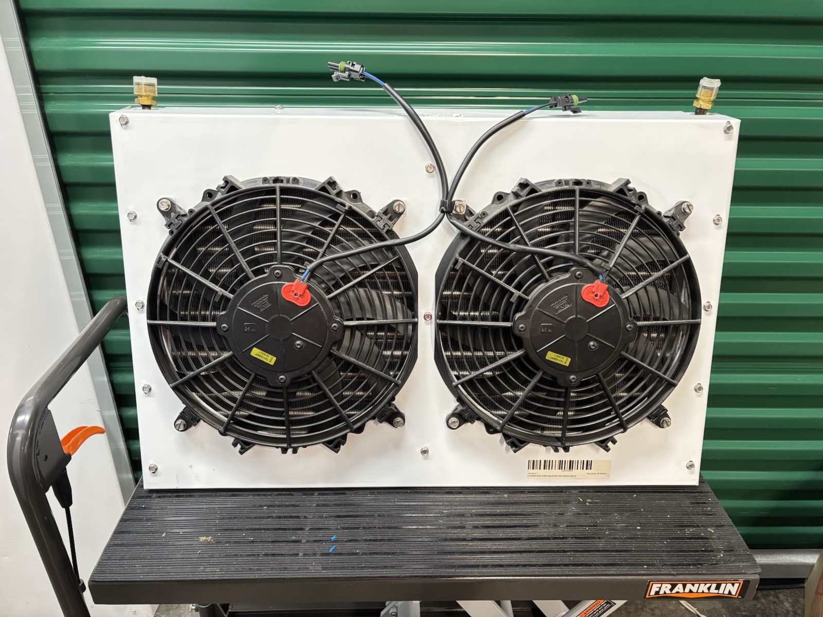 FrigiKing ProAir 106H A/C Condenser & 12v Fans, 50000861, 31000016 Truck Bus DCM