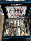 Vintage Original Star Wars Kenner Action Figures w/ Case & weapons Nice!