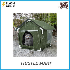 Outdoor Cat House Weatherproof Cat Shelters for Feral Cats Indoor Cat House US