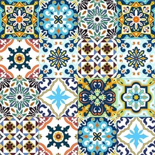 16Pcs Decorative Tile Stickers, 6x6 Inches Vinyl Self Adhesive Removable Wate...