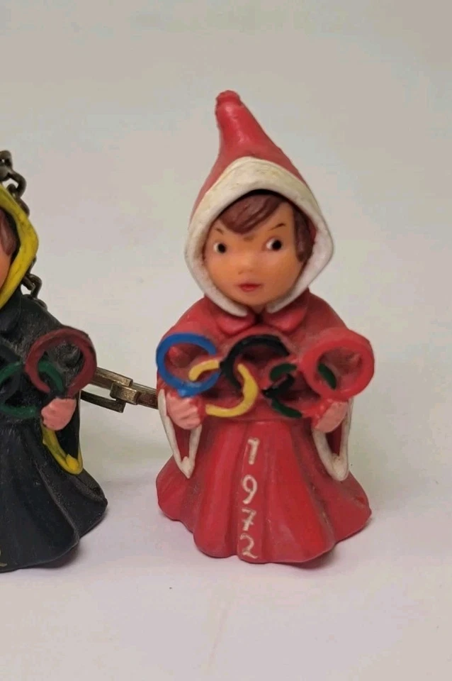 VINTAGE 1972 MUNICH OLYMPIC MIGNONS RARE KEY CHAIN DECORATION SOUVENIR - COOL - Image 3 of 4