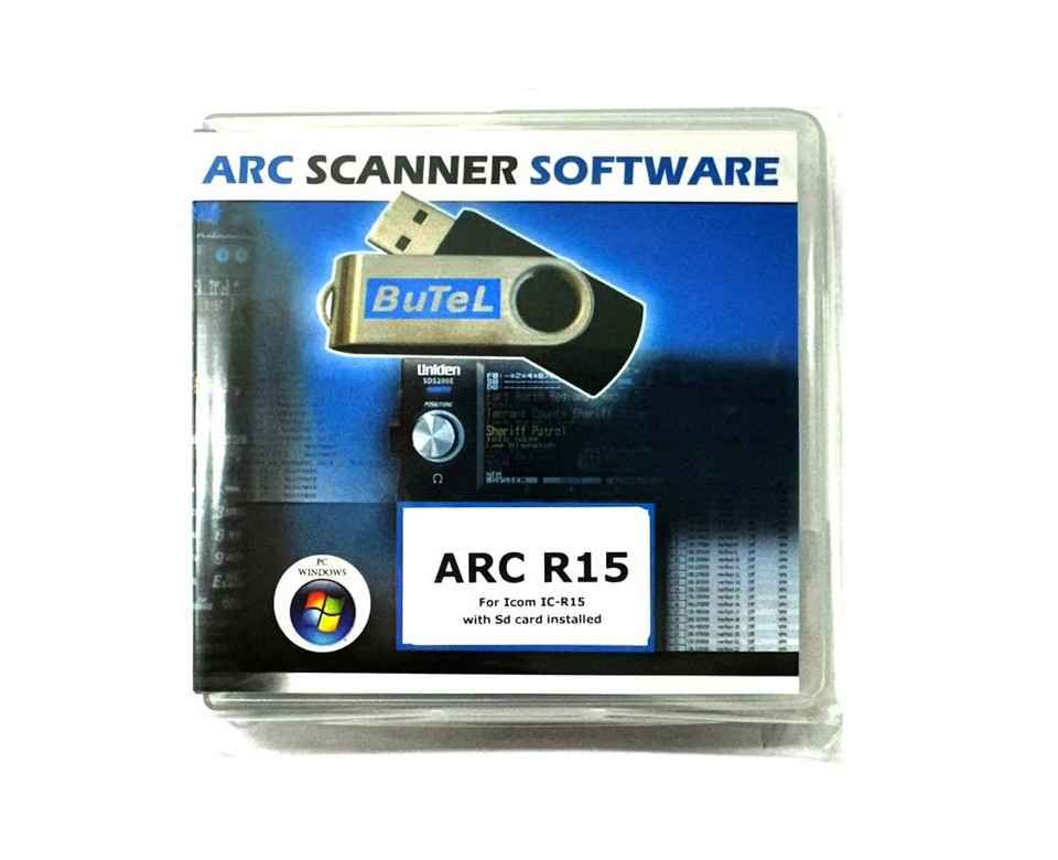 BUTEL ICOM ARC-R15 Software for the ICOM IC-R15 | eBay UK