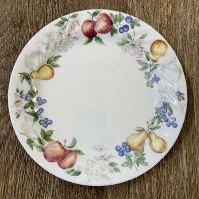 One Corning Corelle CHUTNEY Fruit Pattern Salad Plate 7 1/8  USA Retired