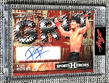 Marketplace image: 2026 Leaf Sports Heroes Raul Rosas Jr. GRIT SUPERFRACTOR Auto #1/1 - MMA