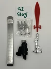 original vintage G1 Transformers dinobot SLAG WEAPONS ACCESSORIES