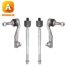 Front Inner Outer Steering Tie Rod Rack End Set Kit for BMW RWD F22 F23 F30 F32