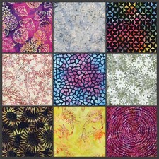 Cotton Batik Pre Cut Fabric Bundles Quilting Craft Supplies Fabric Cut to Order