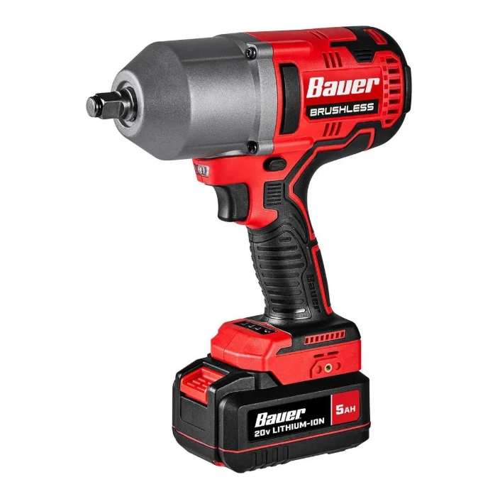 BAUER 2083CR-B Brushless Cordless Impact Wrench Kit W/ 5ah Battery - Image 3 of 4