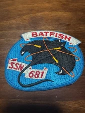 Vintage US Navy USS Batfish Submarine Patch