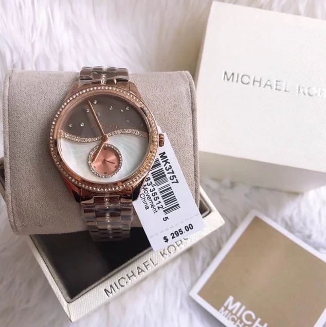 Michael Kors MK-3757 Water Resistant 5 ATM Quartz Womens Watch Old Stock