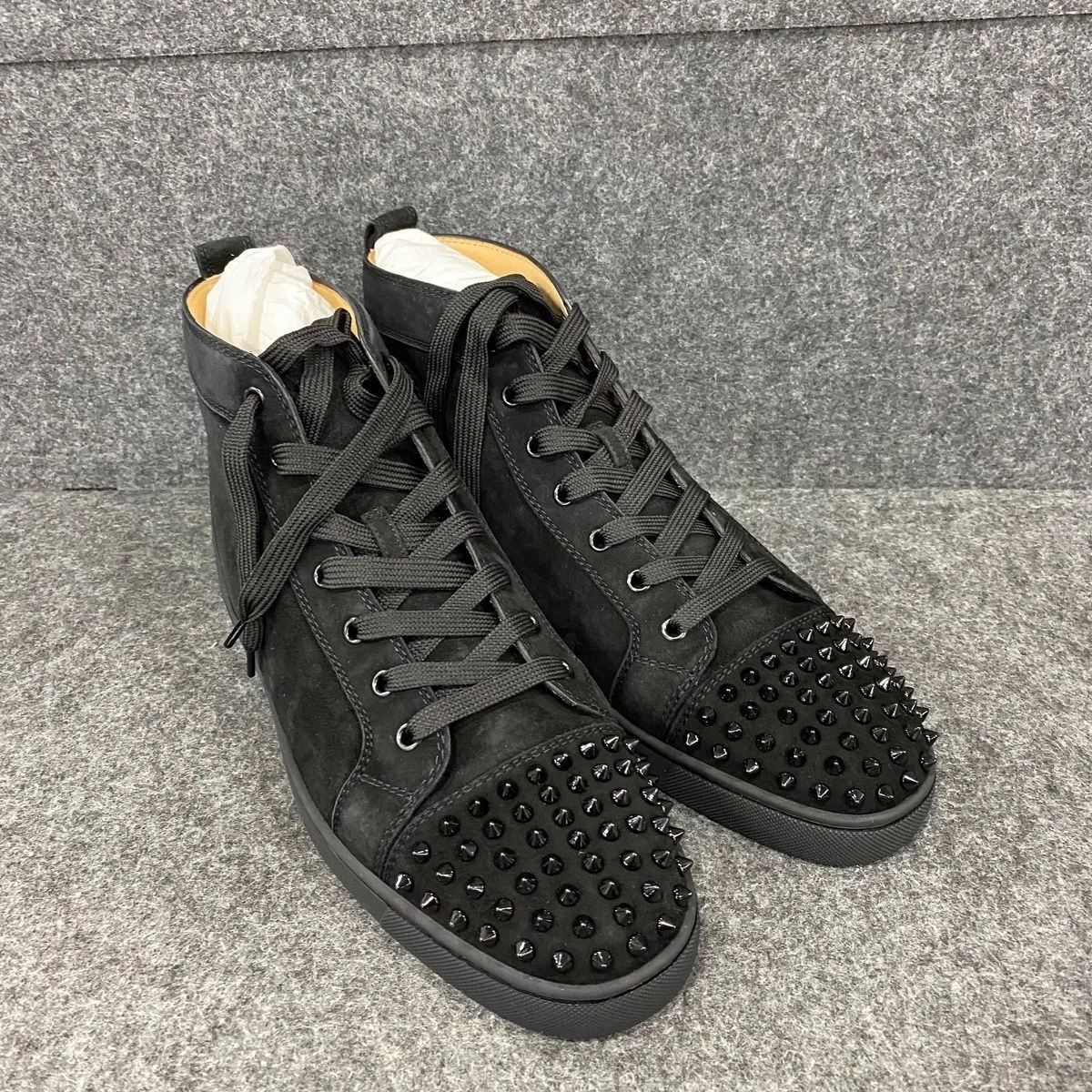 Christian Louboutin Black Suede Casual Shoes for Men for 