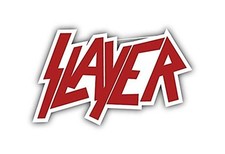 Slayer Slogan Logo - Sticker Graphic - Auto, Wall, Laptop, Cell, Truck Sticke...