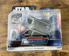 Star Wars Micro Galaxy Squadron Darth Vader's Tie Advanced  0016 Launch Edition