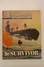 COMMANDO COMIC WAR STORIES IN PICTURES No.1376 THE SURVIVOR 1979 GN3923