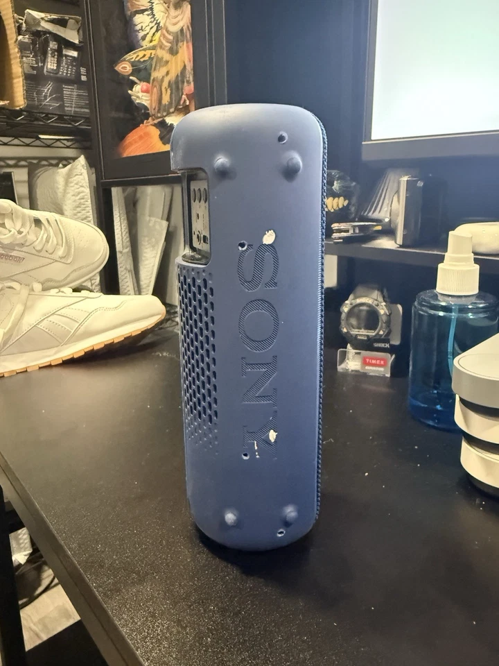 Altavoz portátil inalámbrico Sony SRS-XB22 L Bluetooth azul ¡Leer! Tiene daños Foto 3 de 4