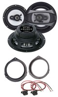 Crunch 16,5Cm 2-Wege 180Watt Lautsprecher FüR Mercedes Viano Vito Ab 14 FronttüR