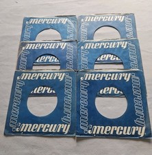 45 RPM 7" RECORD SLEEVES CO. SLEEVE 6 PACK SEE PHOTOS Mercury Records SLV327 