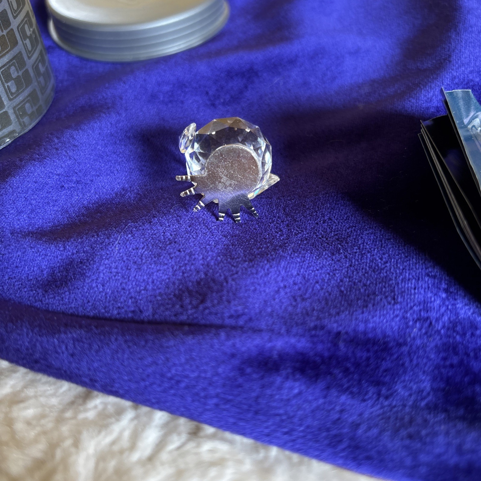 Vintage Swarovski Crystal Baby Chick Figurine 7651 1988 With Original Box