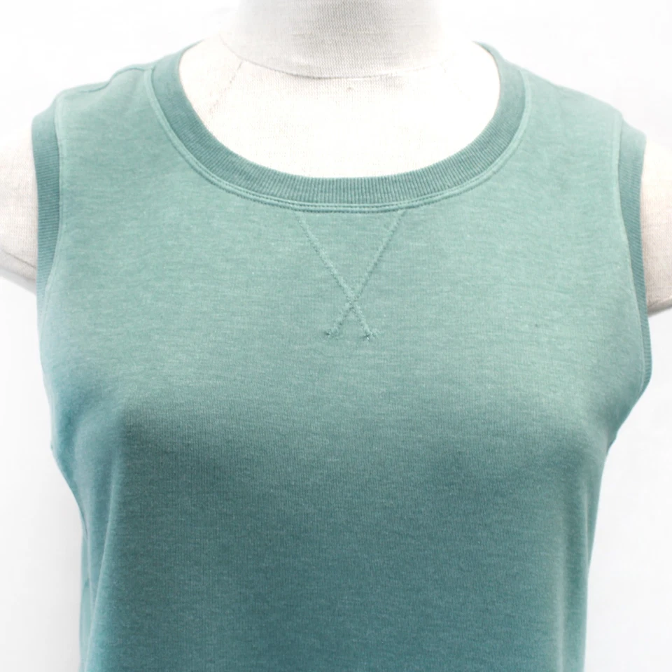 LIVI Plus by Lane Bryant Sage Green Sleeveless Fleece Pockets Dress 14/16 - Image 3 of 4