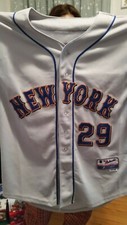 Majestic Cool Base Ike Davis New York Mets Men's Jersey 