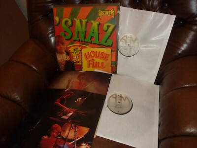 Nazareth, It' Snaz, House Full, Live, Hardrock, USA A&M SP 6703 2 LP, 12'' 1981