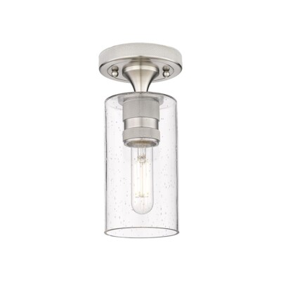 Innovations Lighting Crown Point 1-Lt 7'' Flush, SN/SG - 434-1F-SN-G434-7SDY