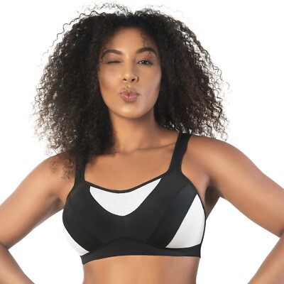 PARFAIT Dynamic P5541 Full Bust Bounce Control Sports Bra - Black - Size 36I