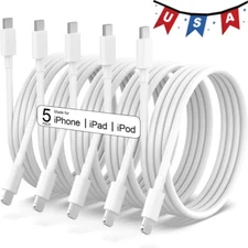 5 PACK Fast Charger Cable Type USB C PD Cord to For iPhone 14 13 12 11 Pro Max