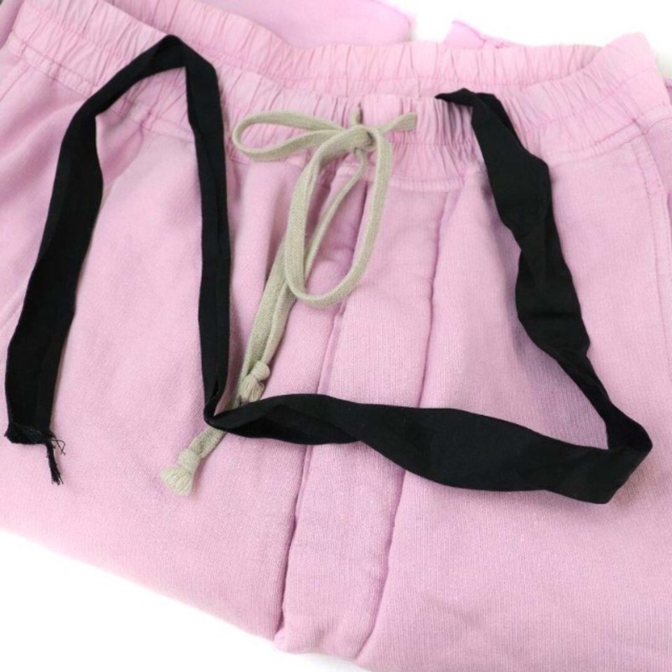 Rick Owens Pusher Shorts Sweat Half Pants Easy Cut Off S Pink DF Used