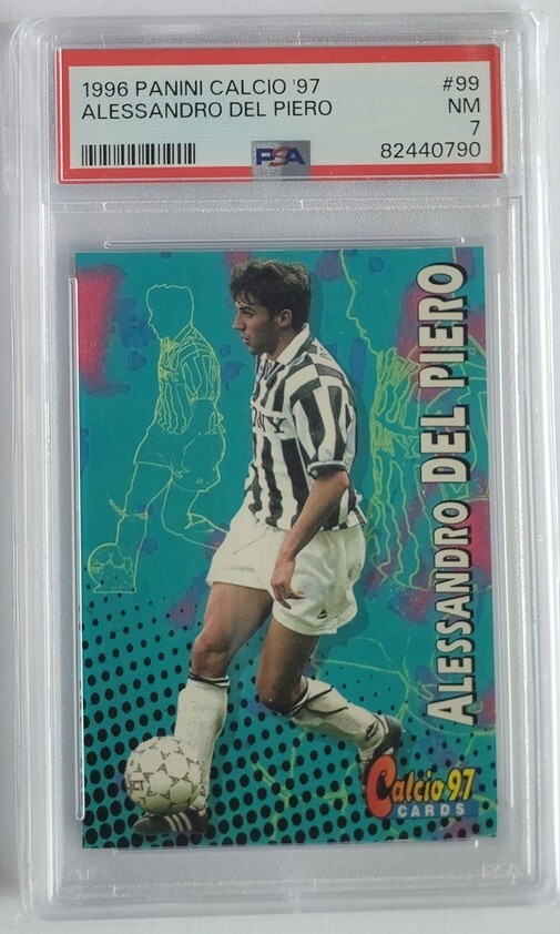 1996 Panini Calcio 97 Alessandro Del Piero #99 PSA 7 | eBay