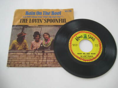 LOVIN' SPOONFUL: Rain On The Roof / Tiger Lily 45 KAMA SUTRA NM +PS Germany RARE