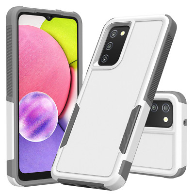 Cbus Wireless Grip Case Cover for Samsung Galaxy A03s LTE (White/Gray)