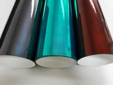 Gloss Chrome Prism Pattern Vinyl Car Wrap Auto Decal Sticker Film Roll