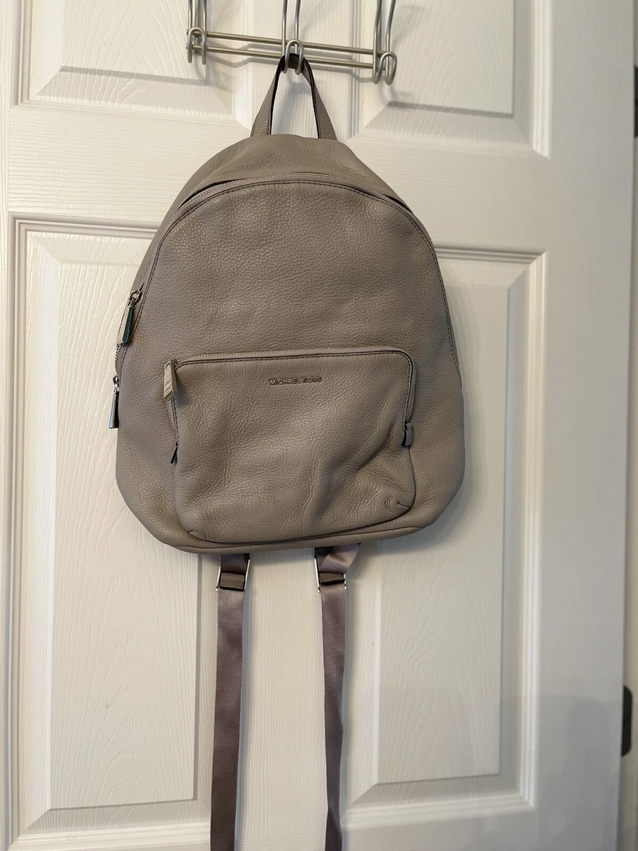 Gray michael kors backpack sale