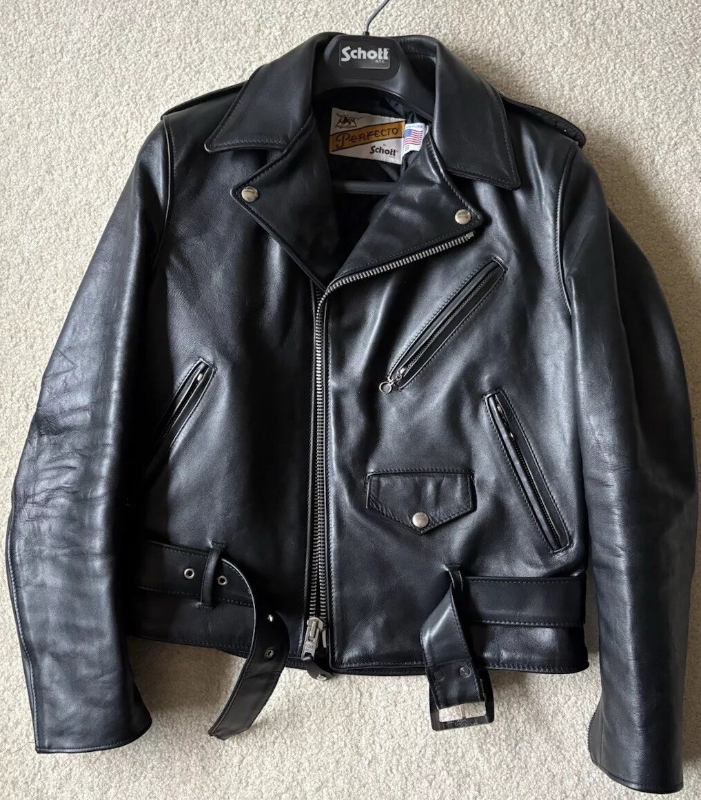 Schott Perfecto One Star 613 Cross Zip 38 | eBay