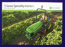 JOHN DEERE 5 SERIES SPECIALITY TRACTOR 2010 BROCHURE AGRICULTURE FARMING DATA