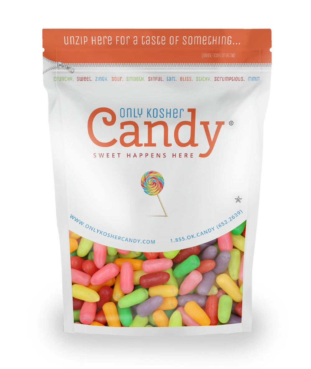 Only Kosher Candy Multi Color Flavor Jelly Sticks for Kids