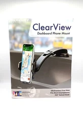 Merkury Innovations Clear View Dashboard Phone Mount with Suction Cup Base 
